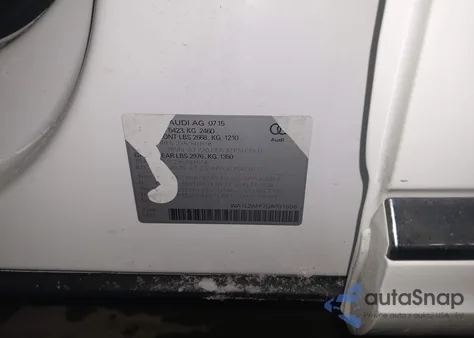 2016 Audi Q5 2.0T Premium from USA, damaged, VIN WA1L2AFP7GA031696